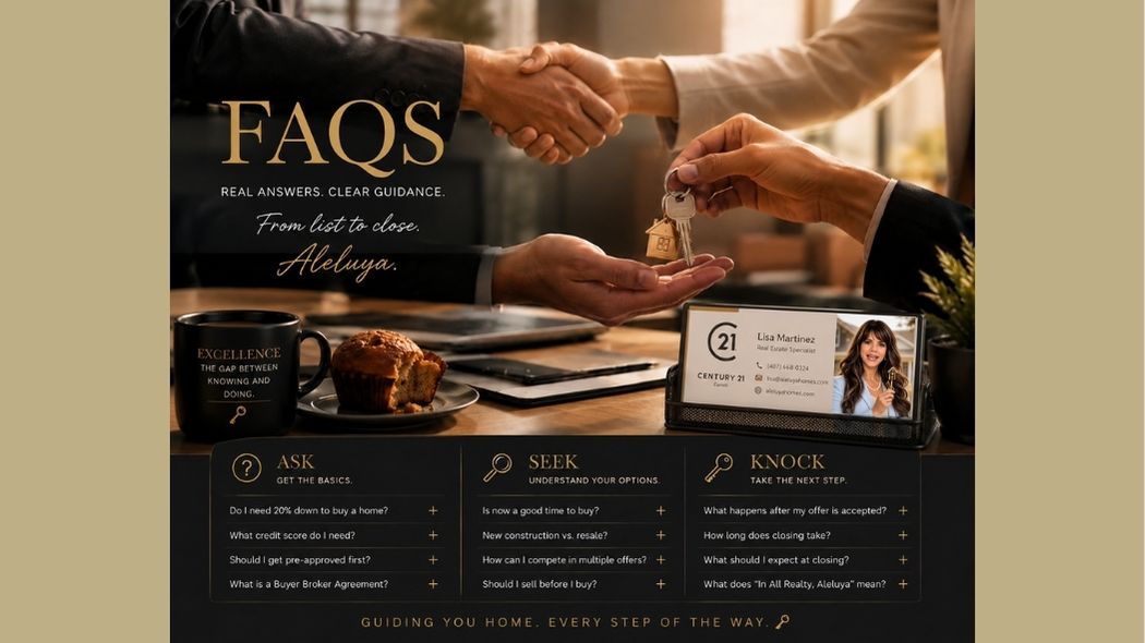 Orlando real estate FAQ guide by Lisa Martinez REALTOR®