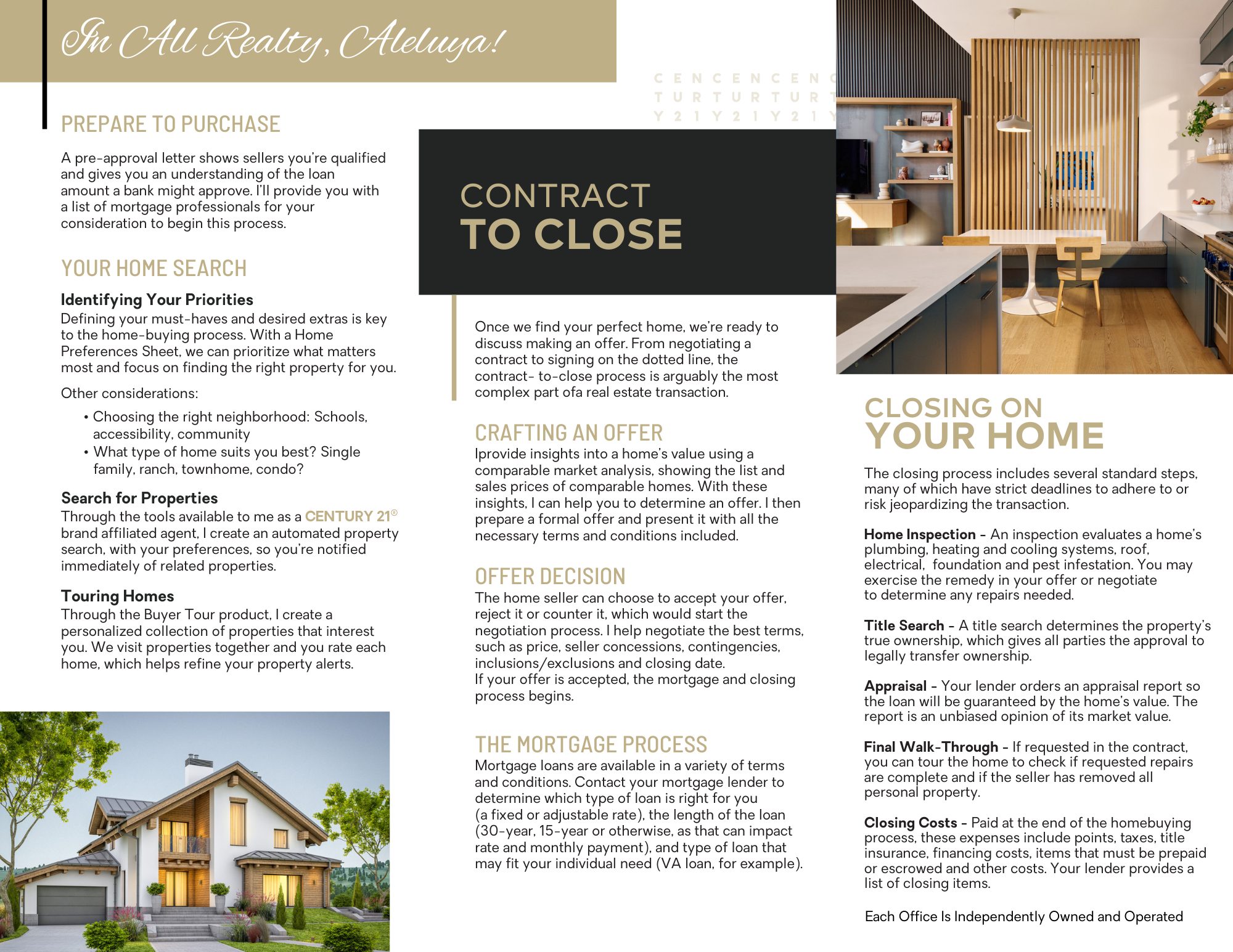 Central Florida Homebuyers Guide Page 2 covering the home buying process from pre-approval to contract and closing | Lisa Martinez REALTOR®