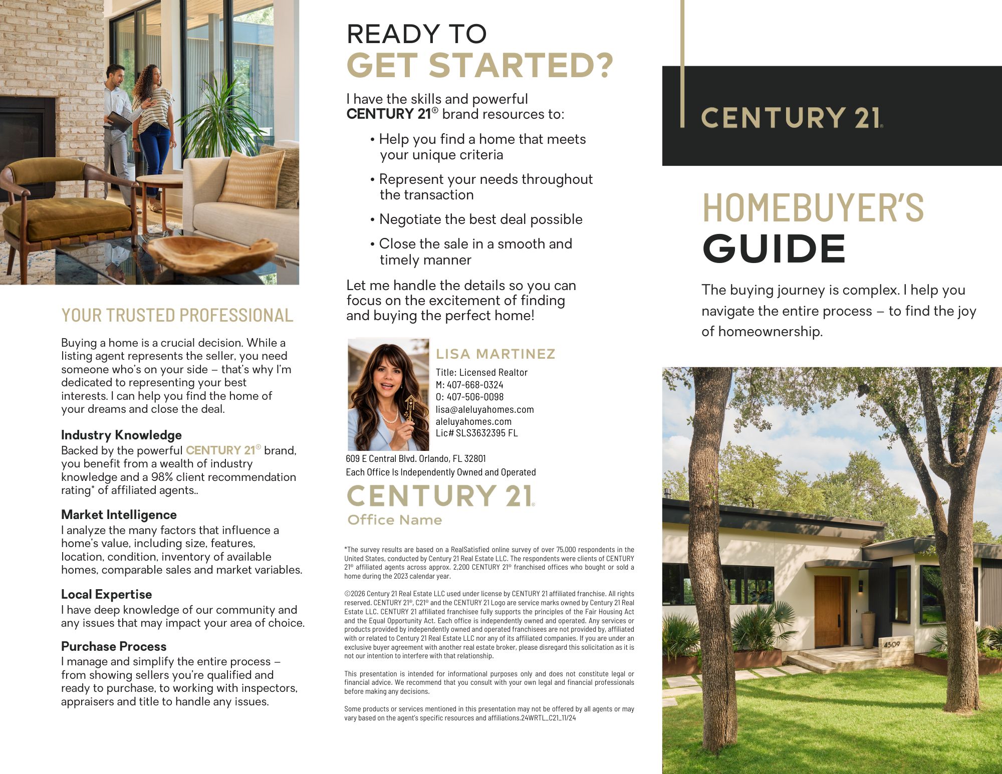 Central Florida Homebuyers and Sellers Guide by Lisa Martinez REALTOR® helping buyers navigate the home buying process.